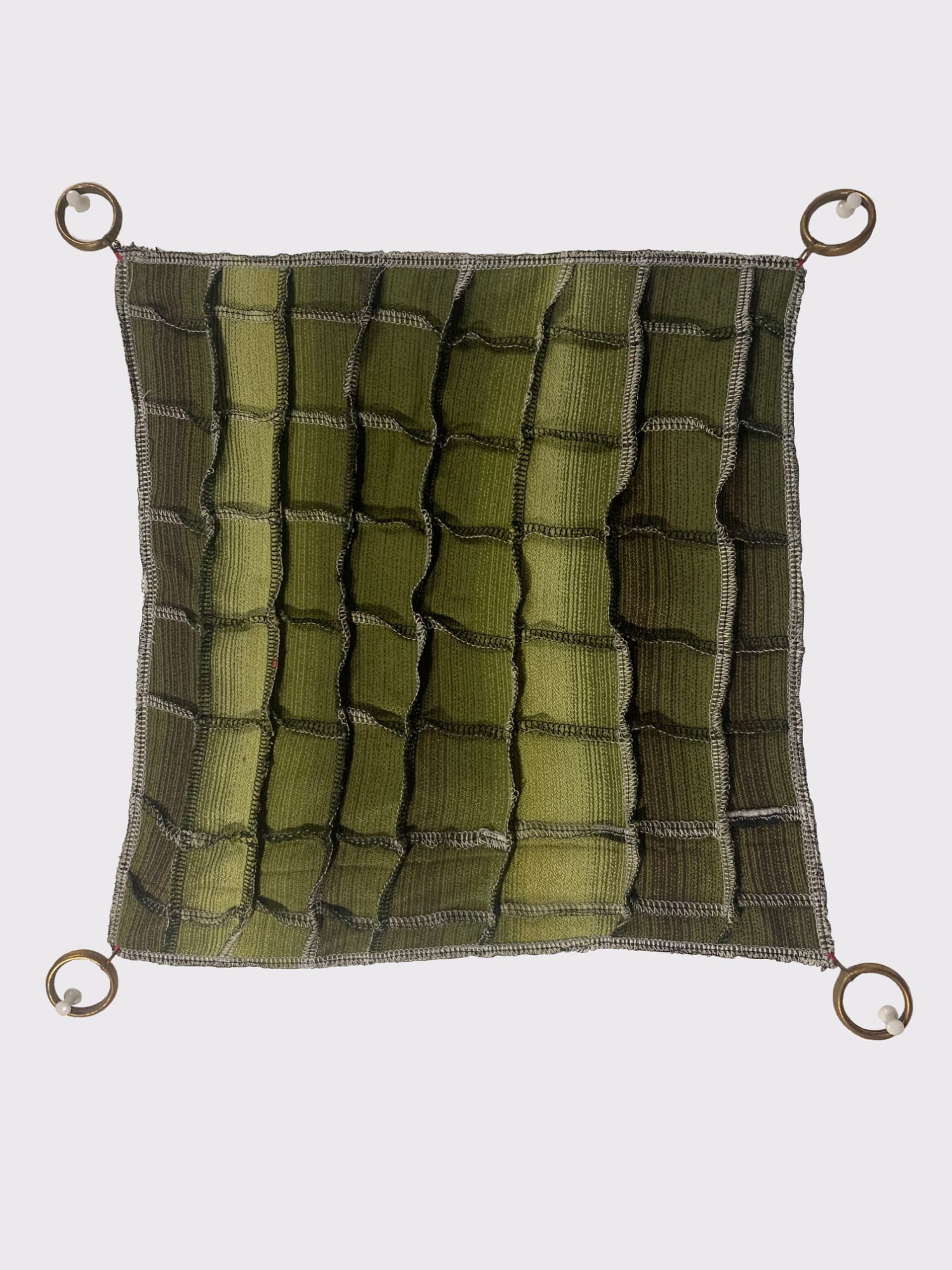 Jessica Voorsanger, Fabric Construction Green Square, 2021-22