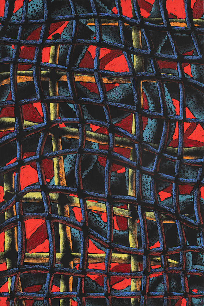 Julien Colombier, Red Fishnet, 2024