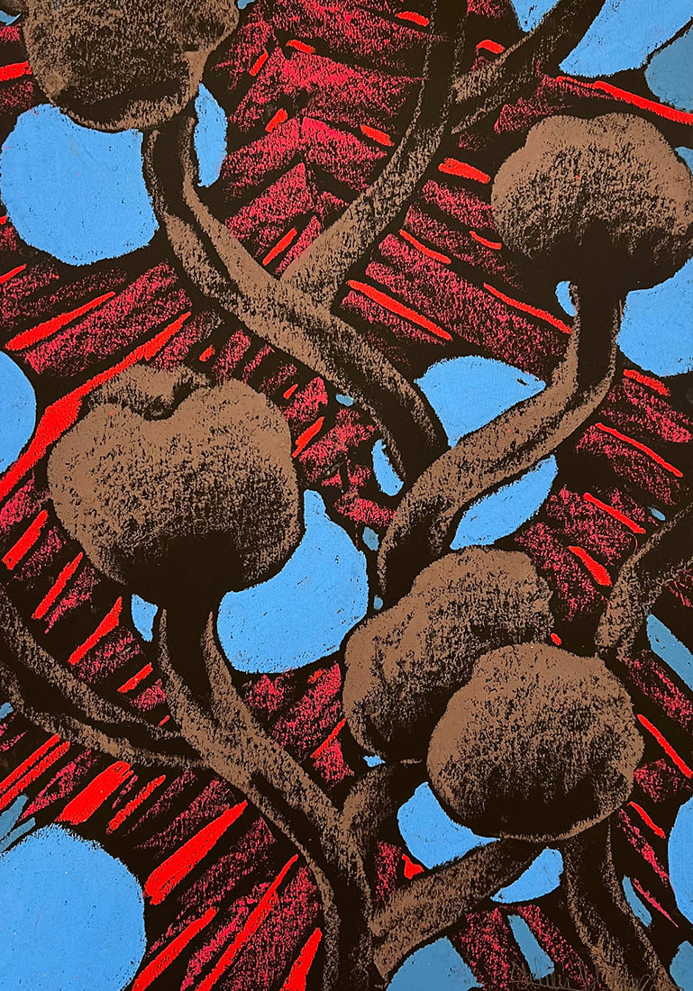 Julien Colombier, Brown Flowers, 2022