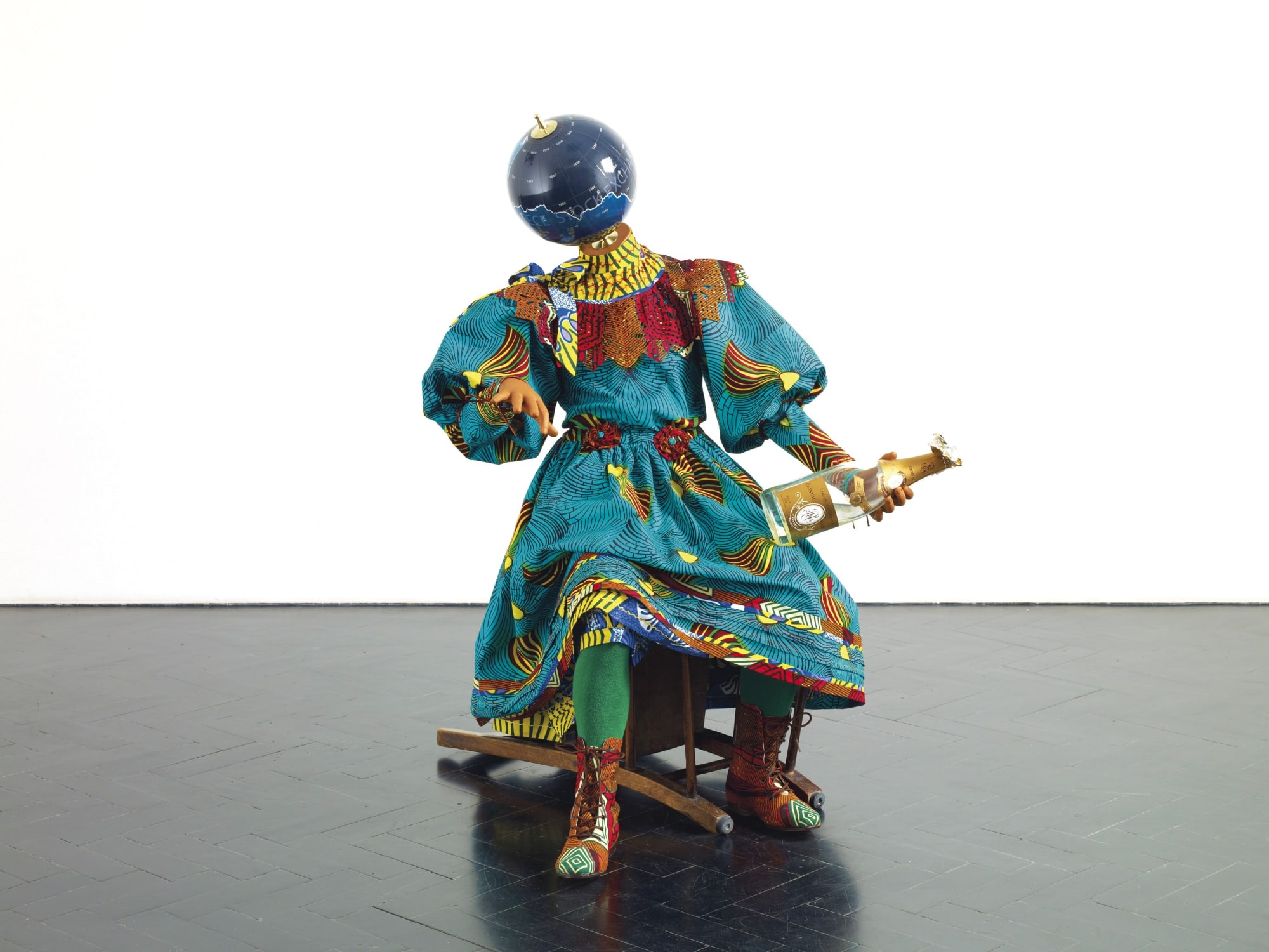 Yinka Shonibare, Champagne Kid (Sitting), 2013