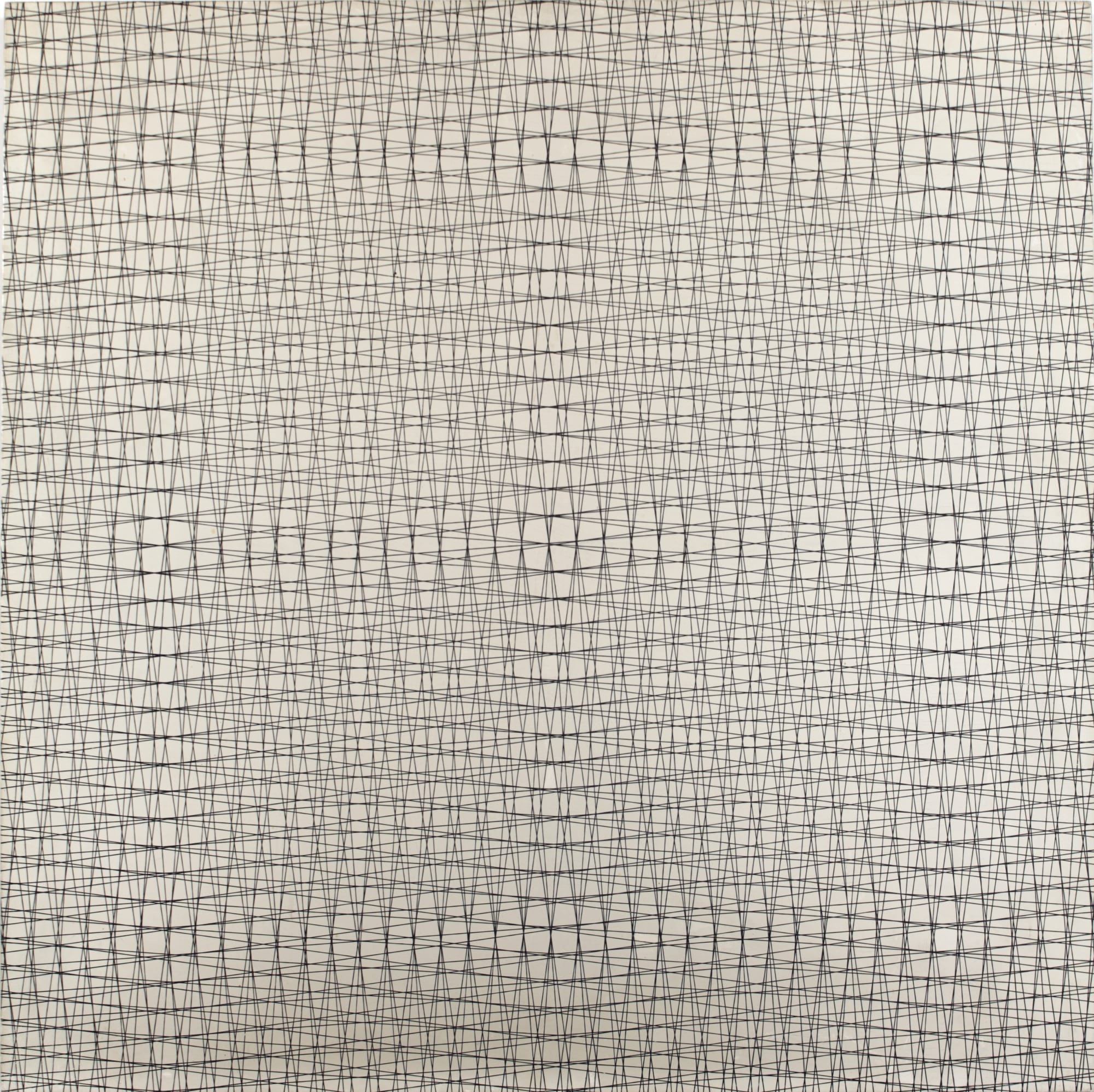 Francois Morellet, Double Trames - 4° + 4° - 8° + 8° (4 Double Frames - 4° + 4° - 8° + 8°), 1959