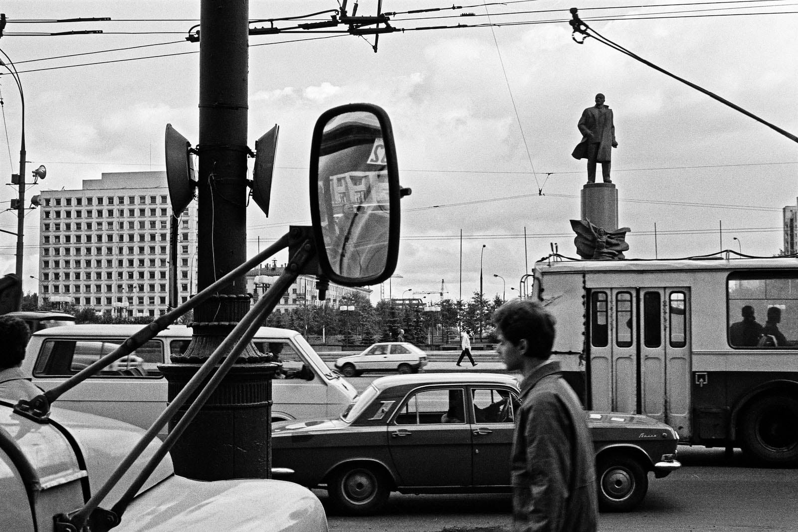 Jean-Christophe Béchet Moscou, URSS Tirage gélatino-argentique d'époque, réalisé par l'artiste 17,8 x 26,9 cm Dim. papier: 24 x 30 cm