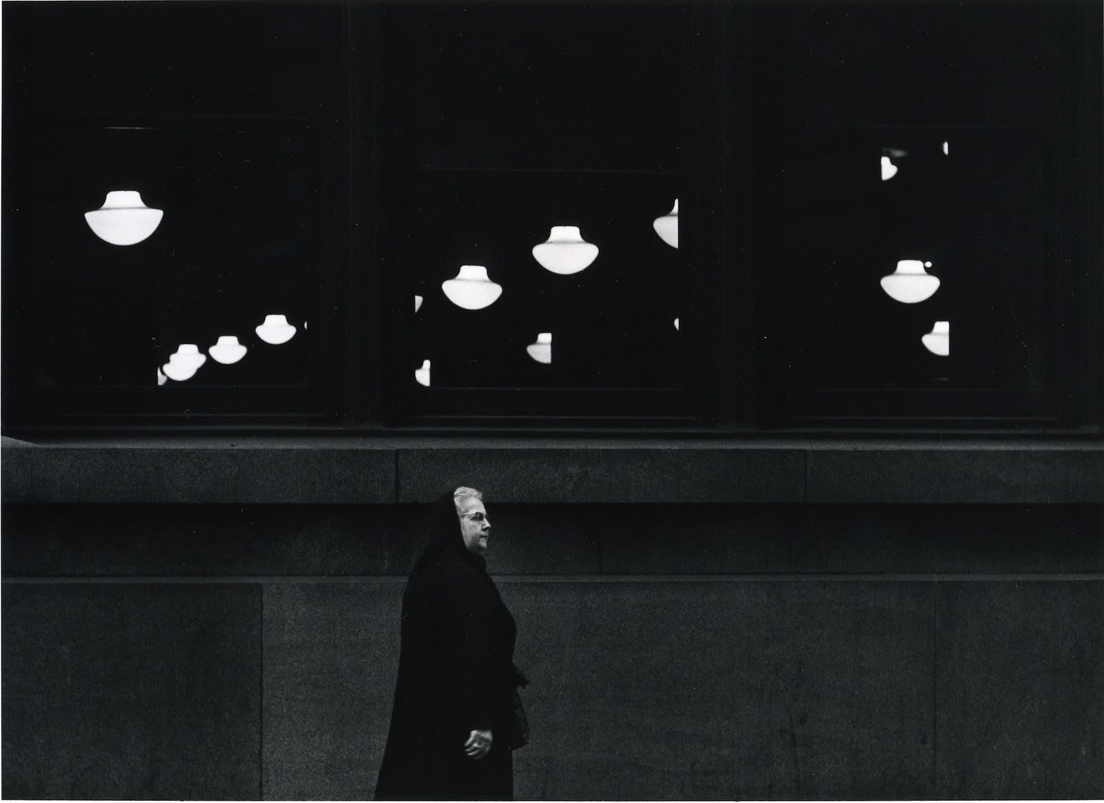 Ray K. Metzker Chicago Tirage gélatino-argentique postérieur, réalisé par l'artiste 22 x 16 cm Dim. papier: 20,2 x 25,2 cm