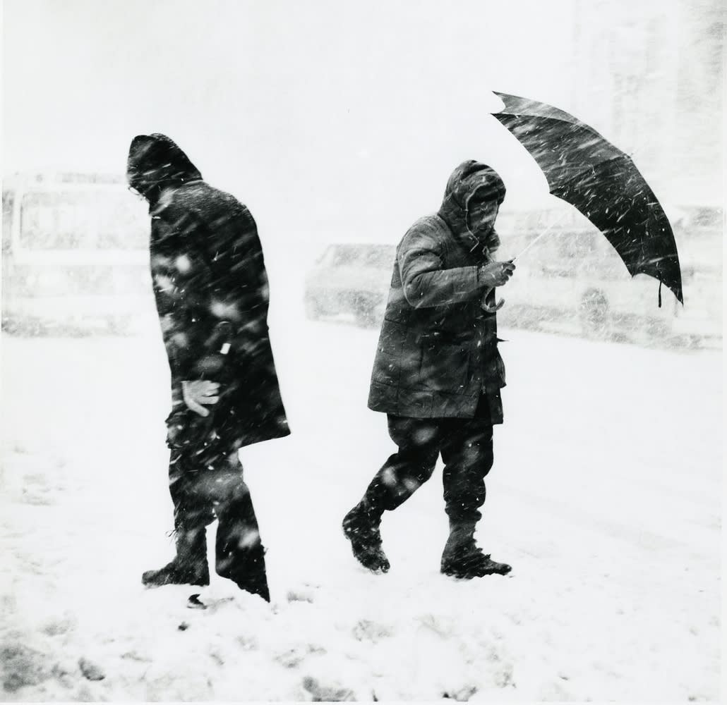 Sid Kaplan New York City Tirage gélatino-argentique d'époque, réalisé par l'artiste 35 x 35,8 cm 13.78 x 13.78 in Dim. papier: 50,8 x 40,6 cm