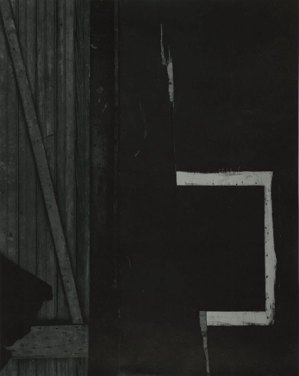 Aaron Siskind Chicago 10 Tirage gélatino-argentique postérieur 24,7 x 32 cm Dim. papier: 28 x 35 cm