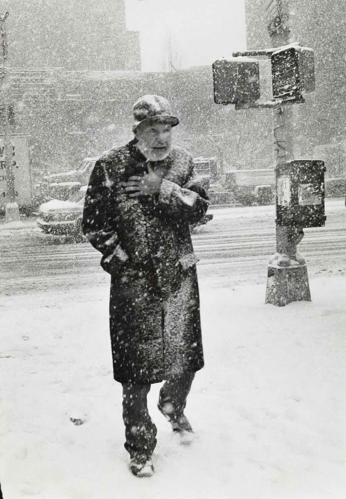 Sid Kaplan New York City Tirage gélatino-argentique d'époque, réalisé par l'artiste 32,1 x 22,5 cm 12.6 x 8.66 in Dim. papier: 35,6 x 27,9 cm