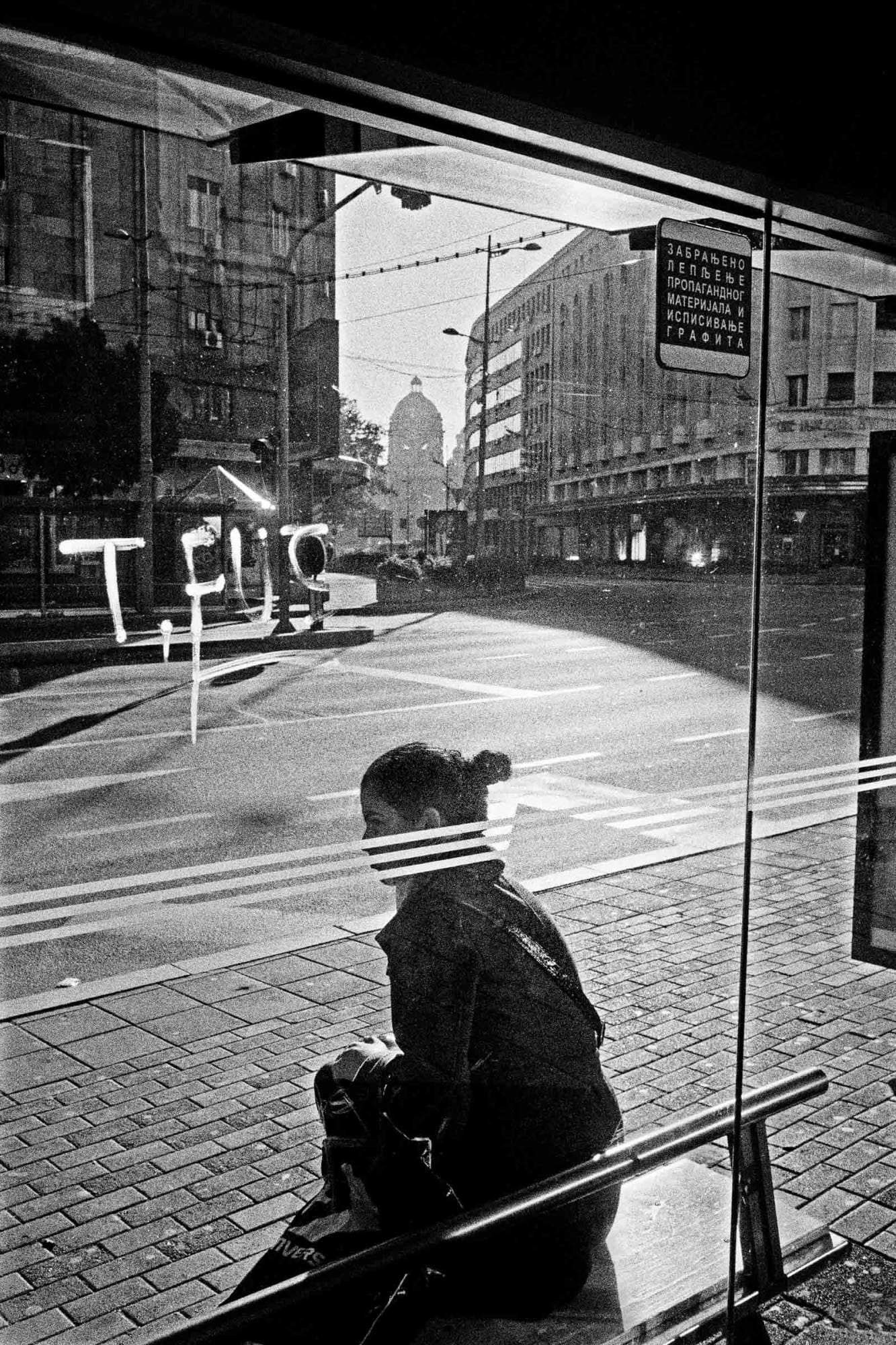 Jean-Christophe Béchet Belgrade, Serbie Tirage gélatino-argentique, réalisé par l'artiste 16,7 x 25,1 cm Dim. papier: 24 x 30 cm