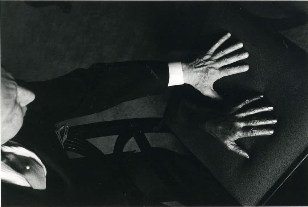 Ernst Haas, Arthur Rubinstein, Hand Sculpture, New York, 1961