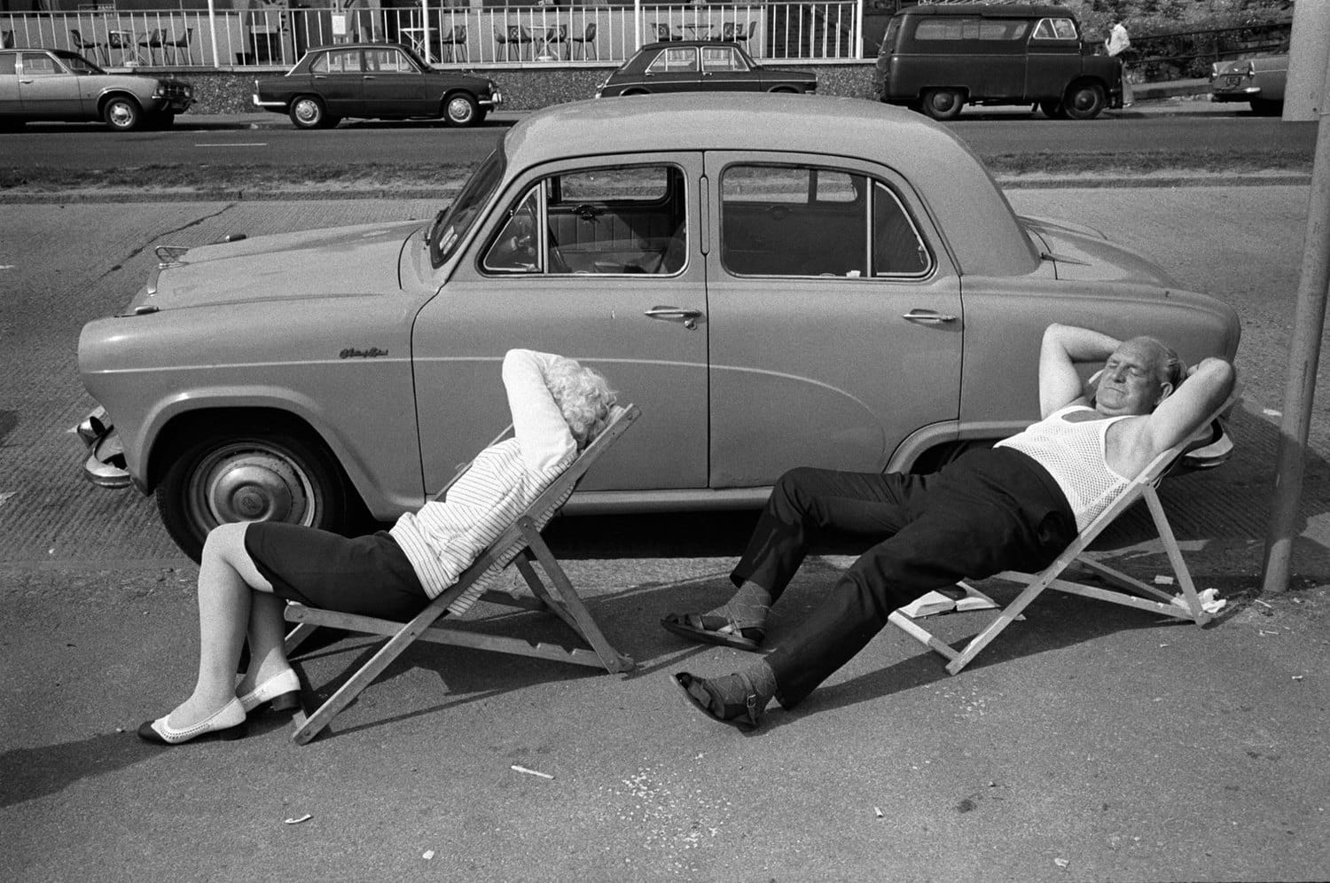 Homer Sykes, An English summer day, Southend on Sea, Essex, Saturday 17 August, 1974