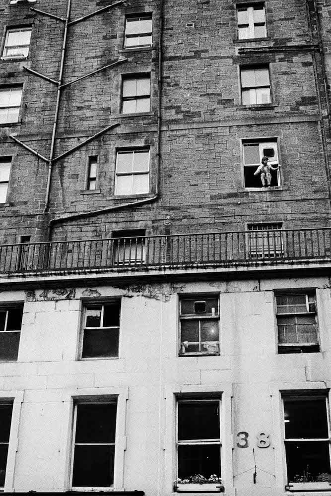 Jean-Christophe Béchet Glasgow, Écosse Tirage gélatino-argentique d'époque, réalisé par l'artiste 18 x 27 cm Dim. papier: 24 x 30 cm