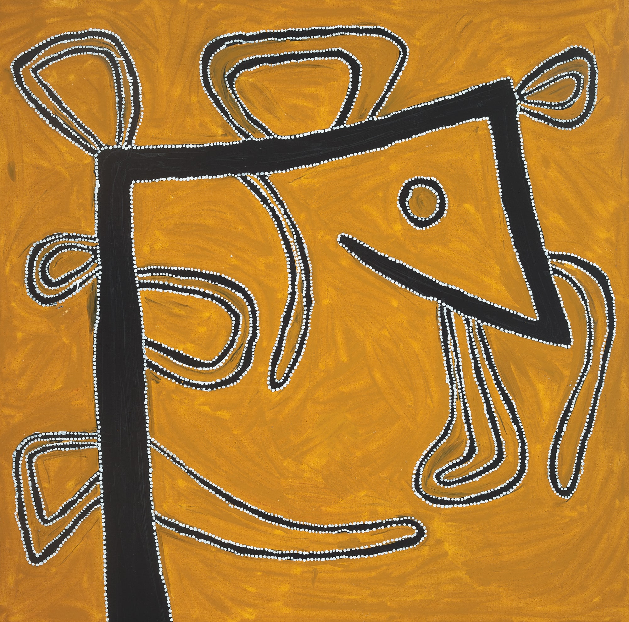 Rover Thomas Joolama, Cyclone Tracy - Willy Willy, 1995