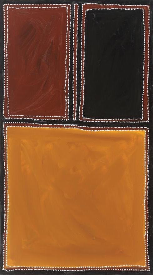 Rover Thomas Joolama, Wati Kutjarra Area, 1995