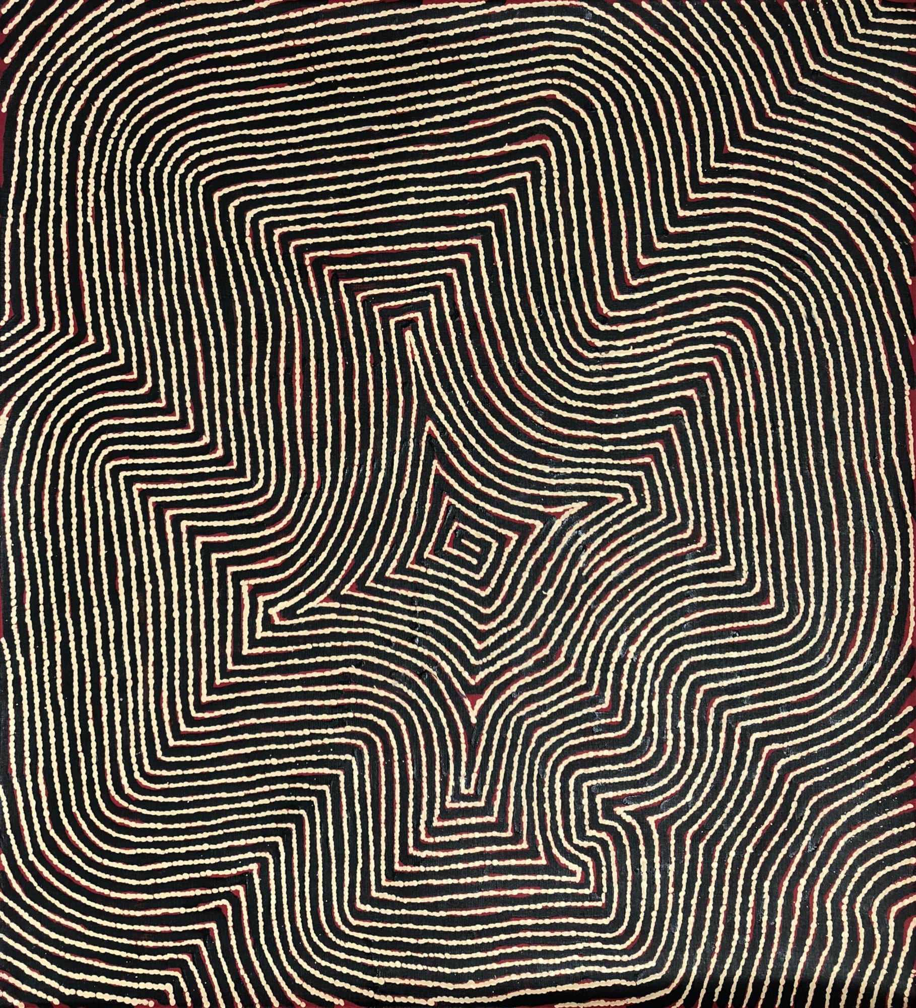 Warlimpirrnga Tjapaltjarri, Untitled (Marawa), 2019