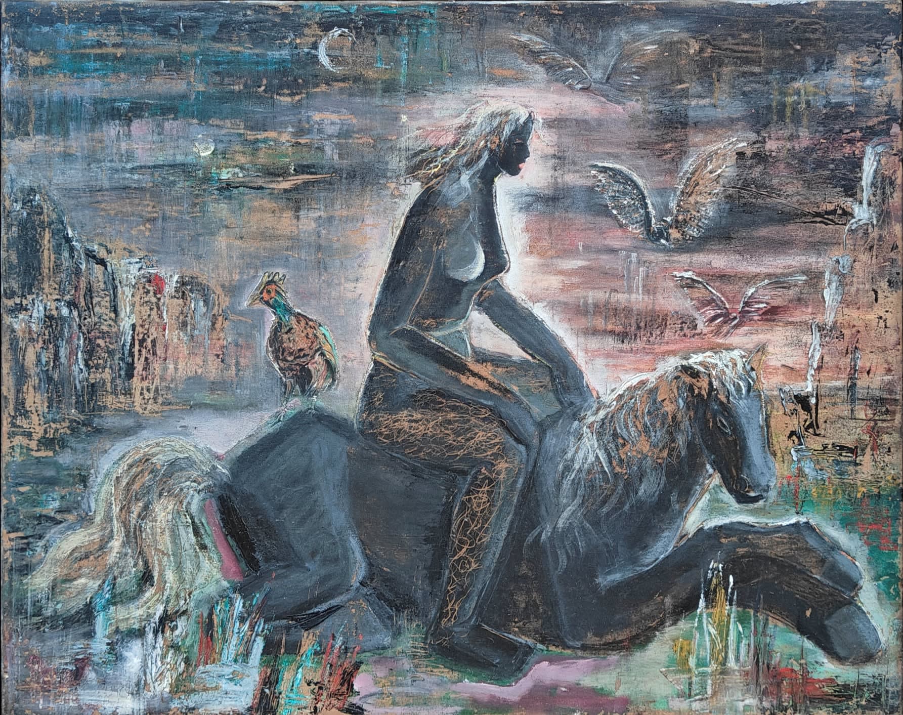 Juanita Guccione, Stubborn Horse II, c. 1952