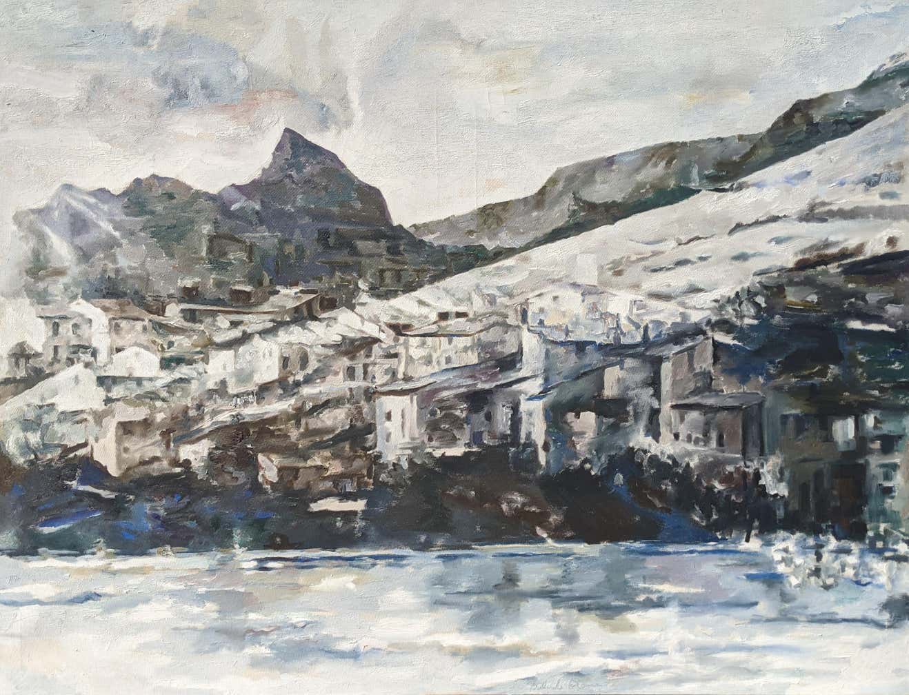 Balcomb Greene, Cliffs at Cannes, France, circa 1963