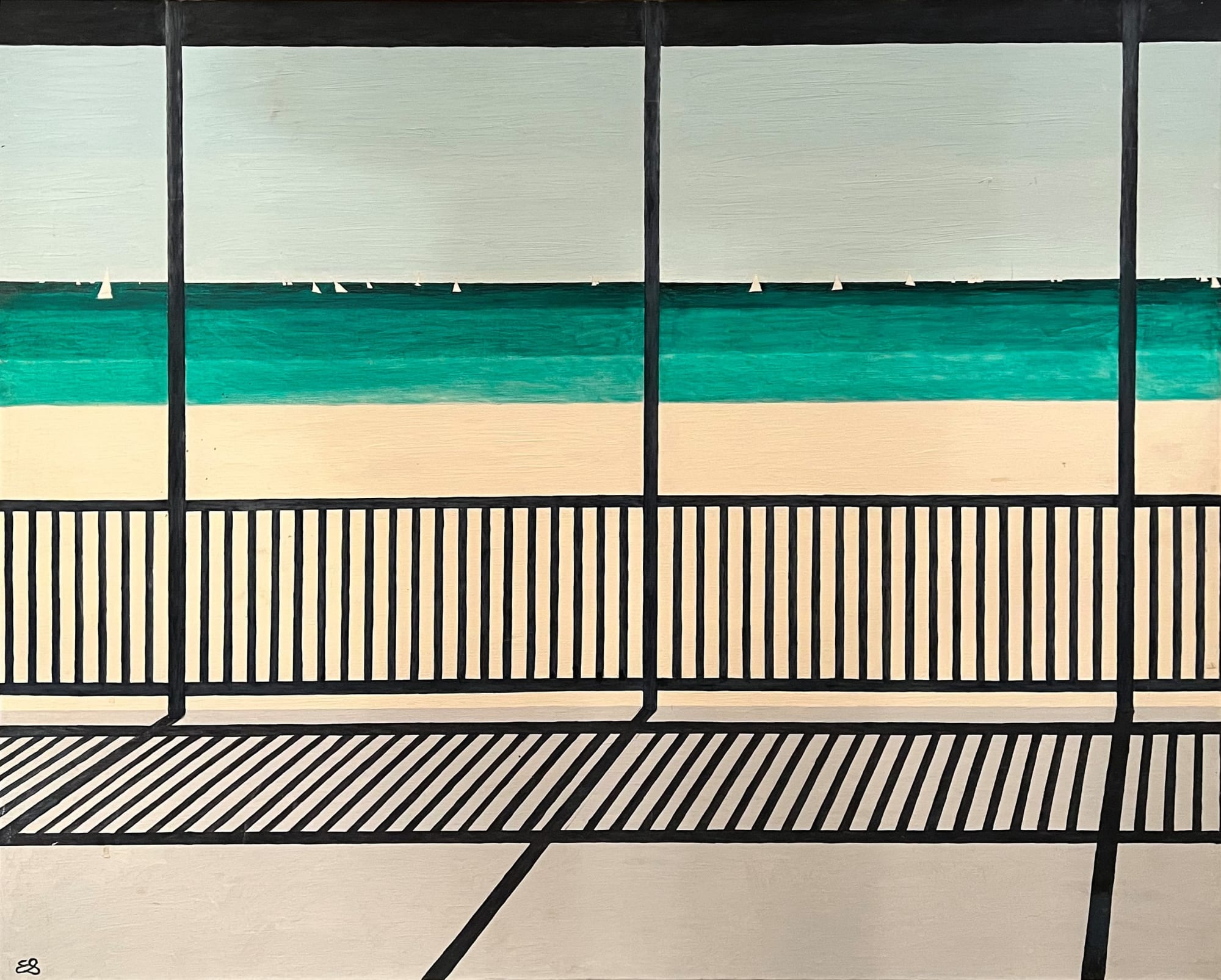 Emilio Sanchez, Vista de velas, 1979-80