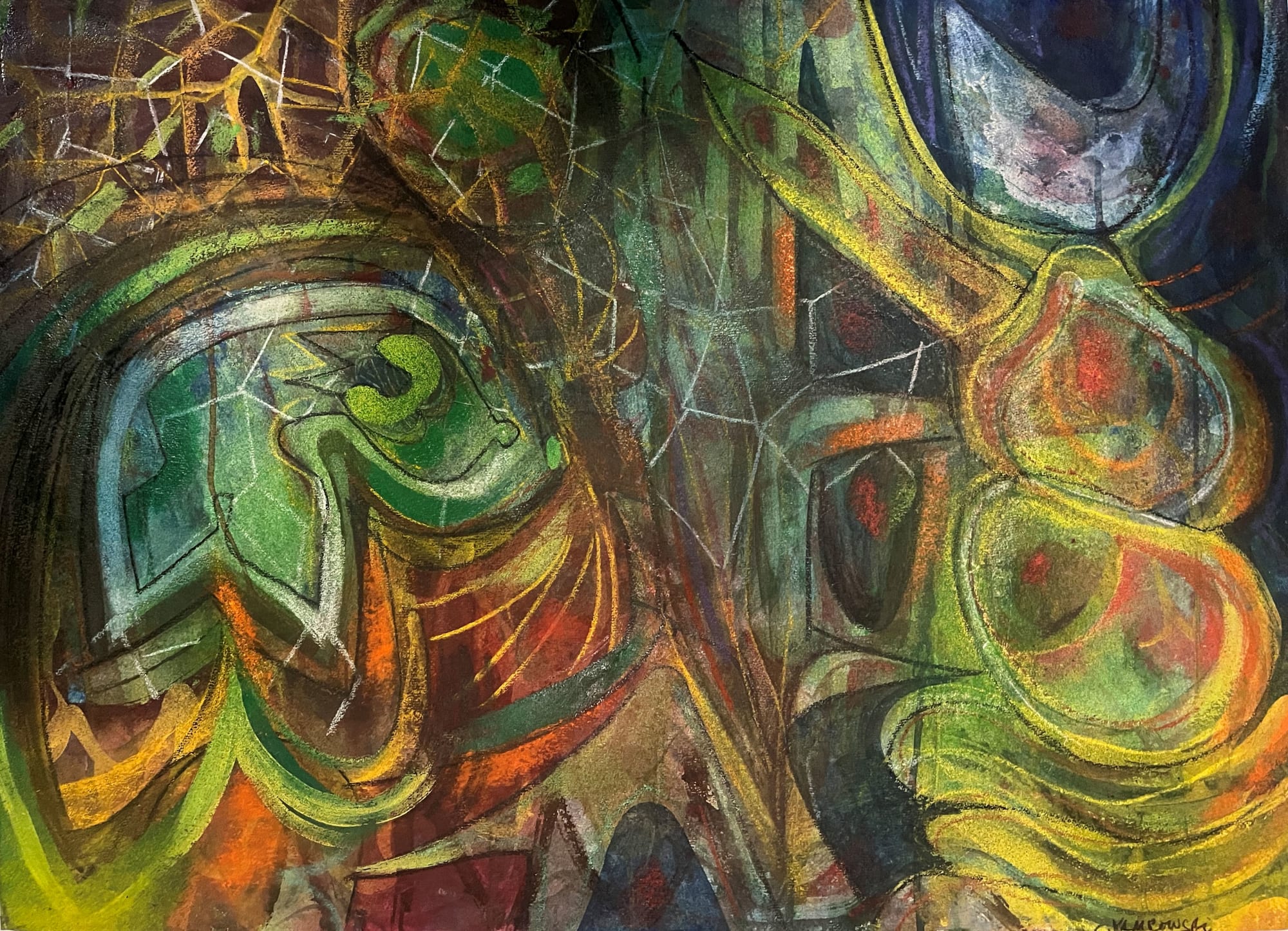 Gerome Kamrowski, Yellow Light, 1947