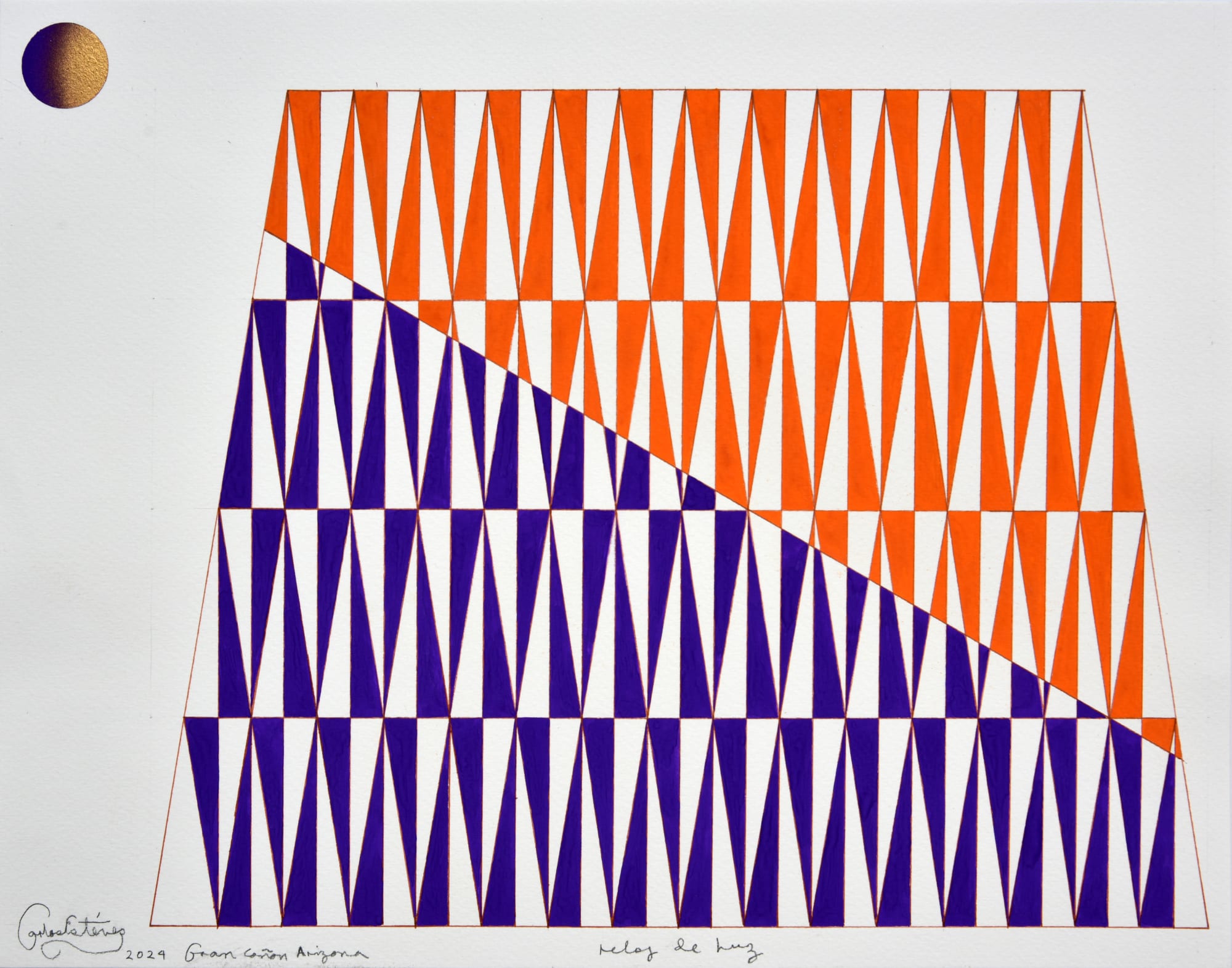 Carlos Estevez, Reloj de luz, 2024