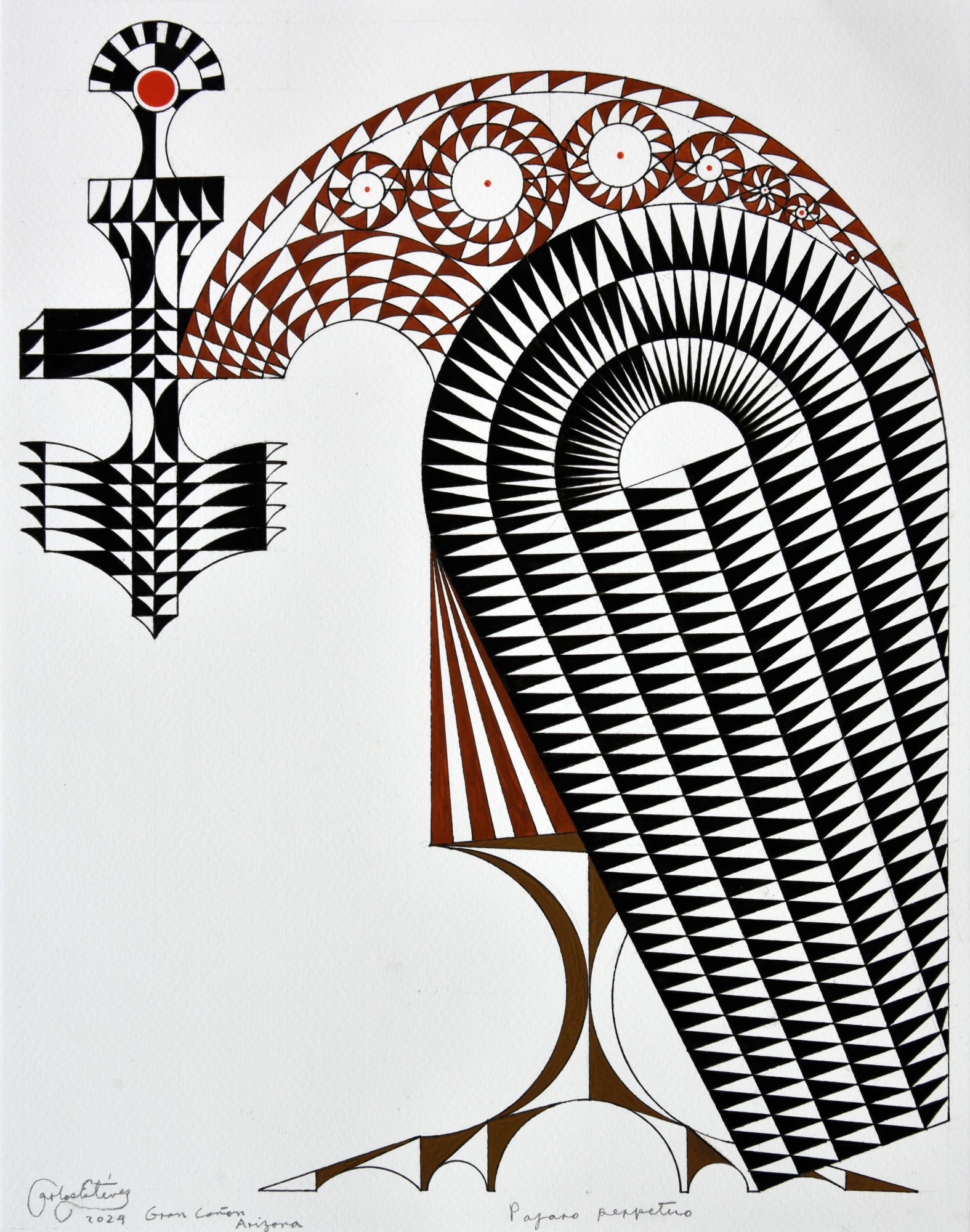 Carlos Estevez, Pájaro perpetuo, 2024