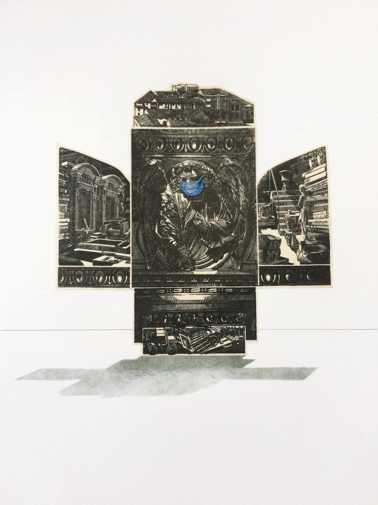 Anne Desmet, Triptych For Our Times, 2020