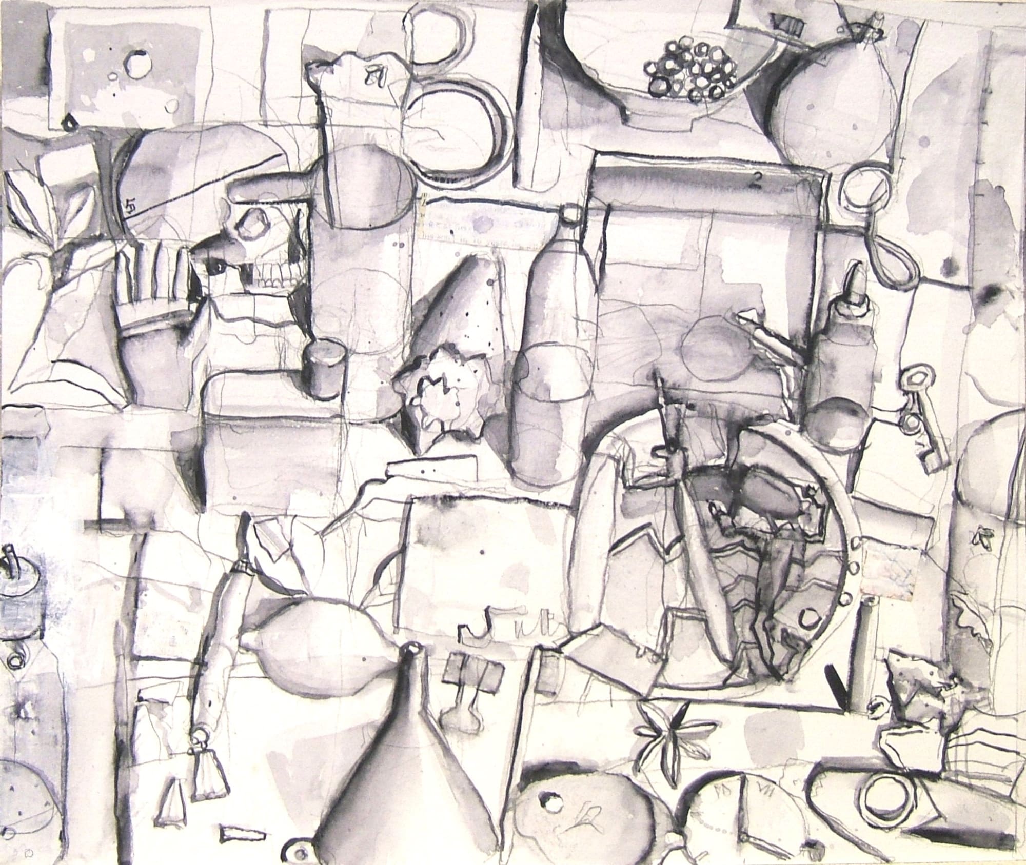 Brian Sayers, Painter's Table I, 2015