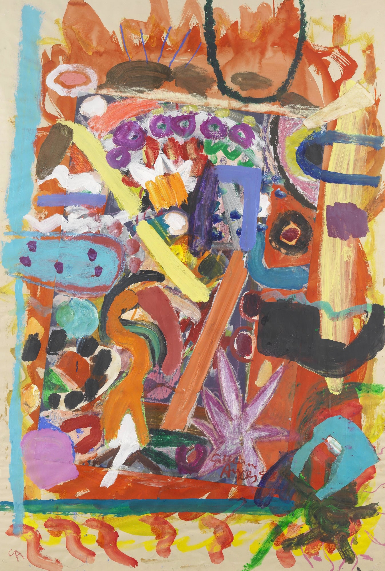 Gillian Ayres, Untitled, 1988