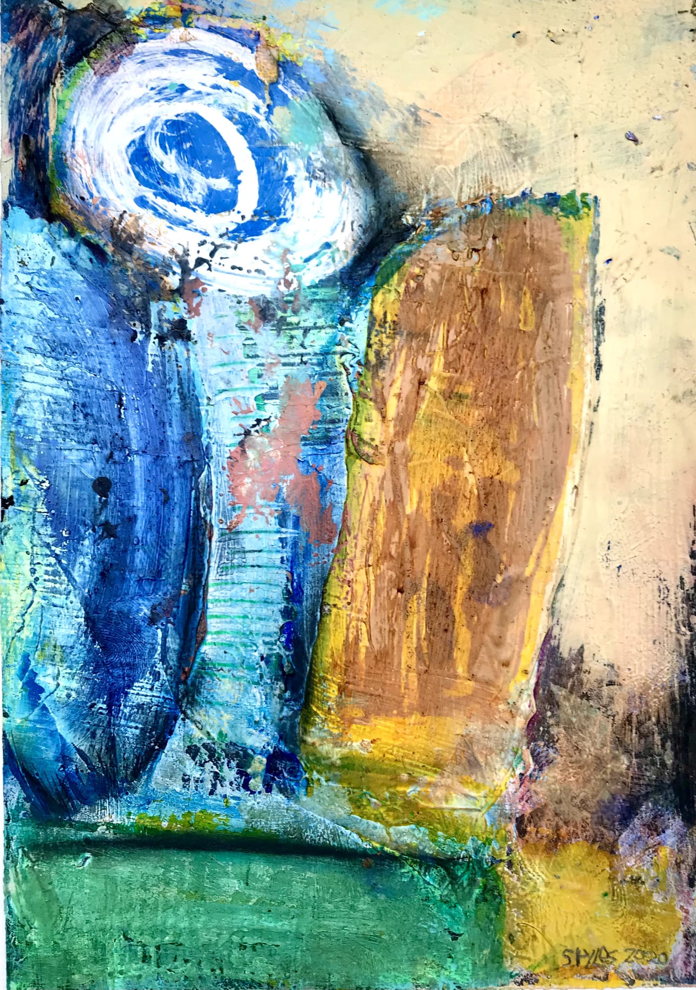 Linda Styles, Meadow and Stone, 2020