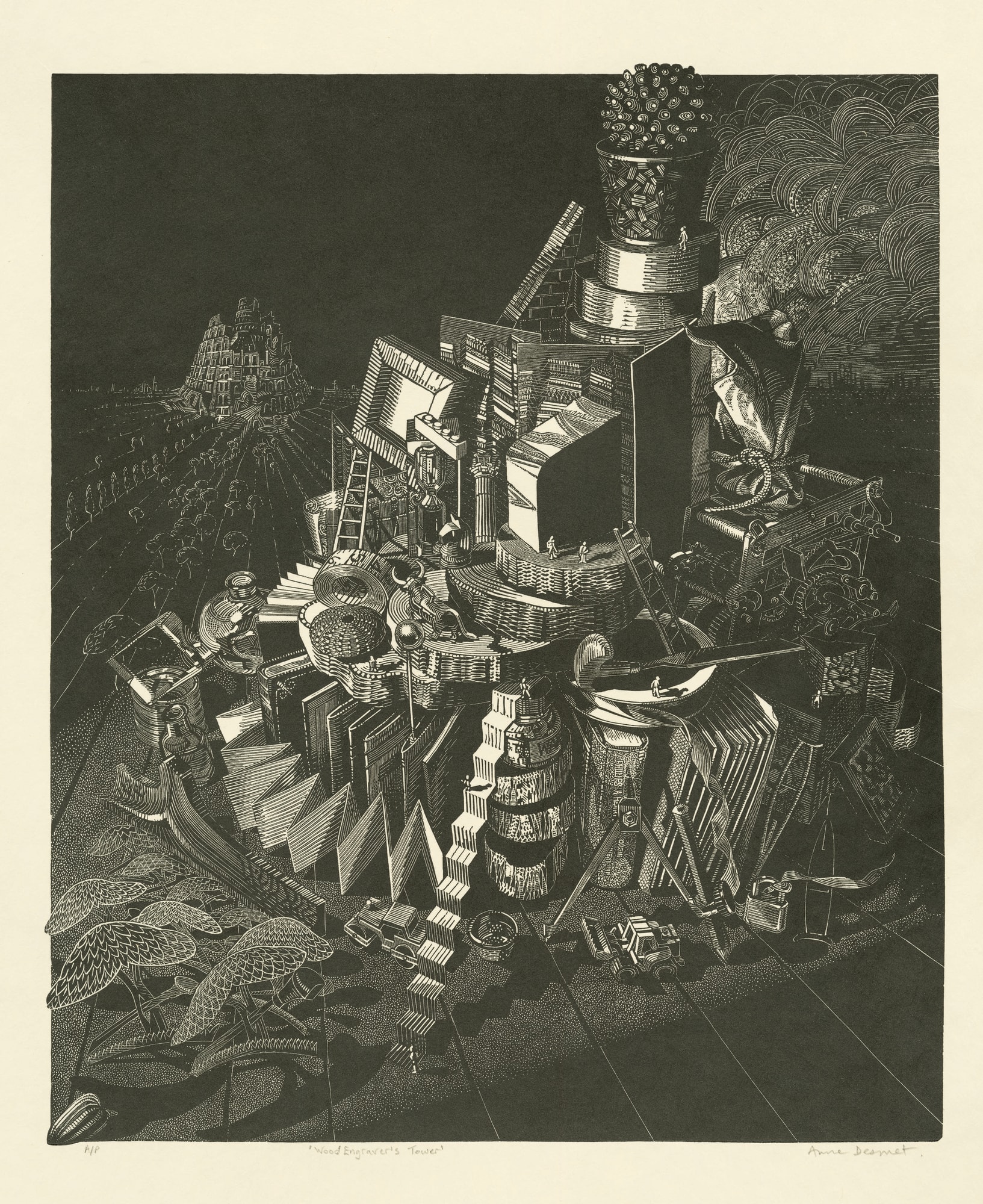 Anne Desmet, Wood Engravers Tower, 2020