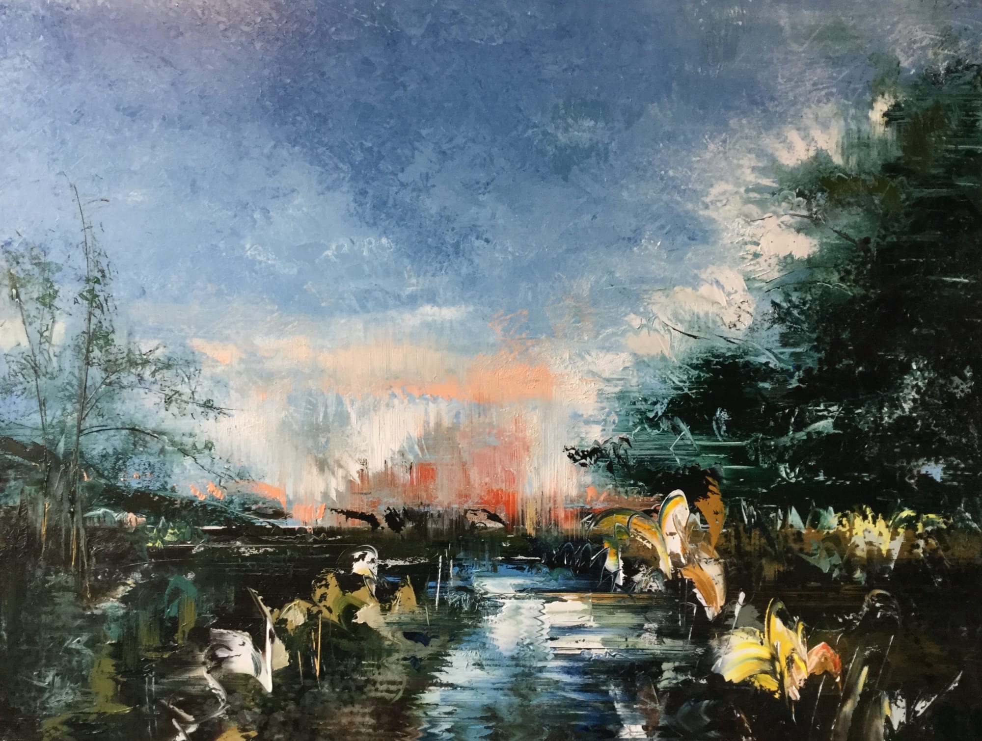 John Monks, Pink Sky, 2022