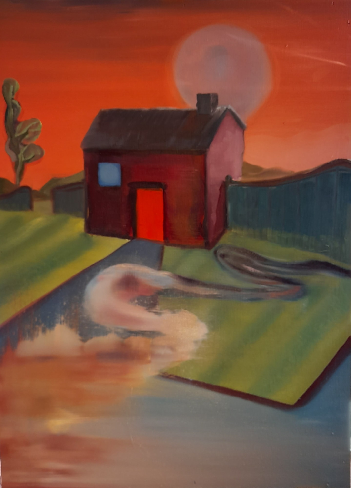 James Caley and Selwyn Leamy, Every Time I Think to Close the Door, 2023