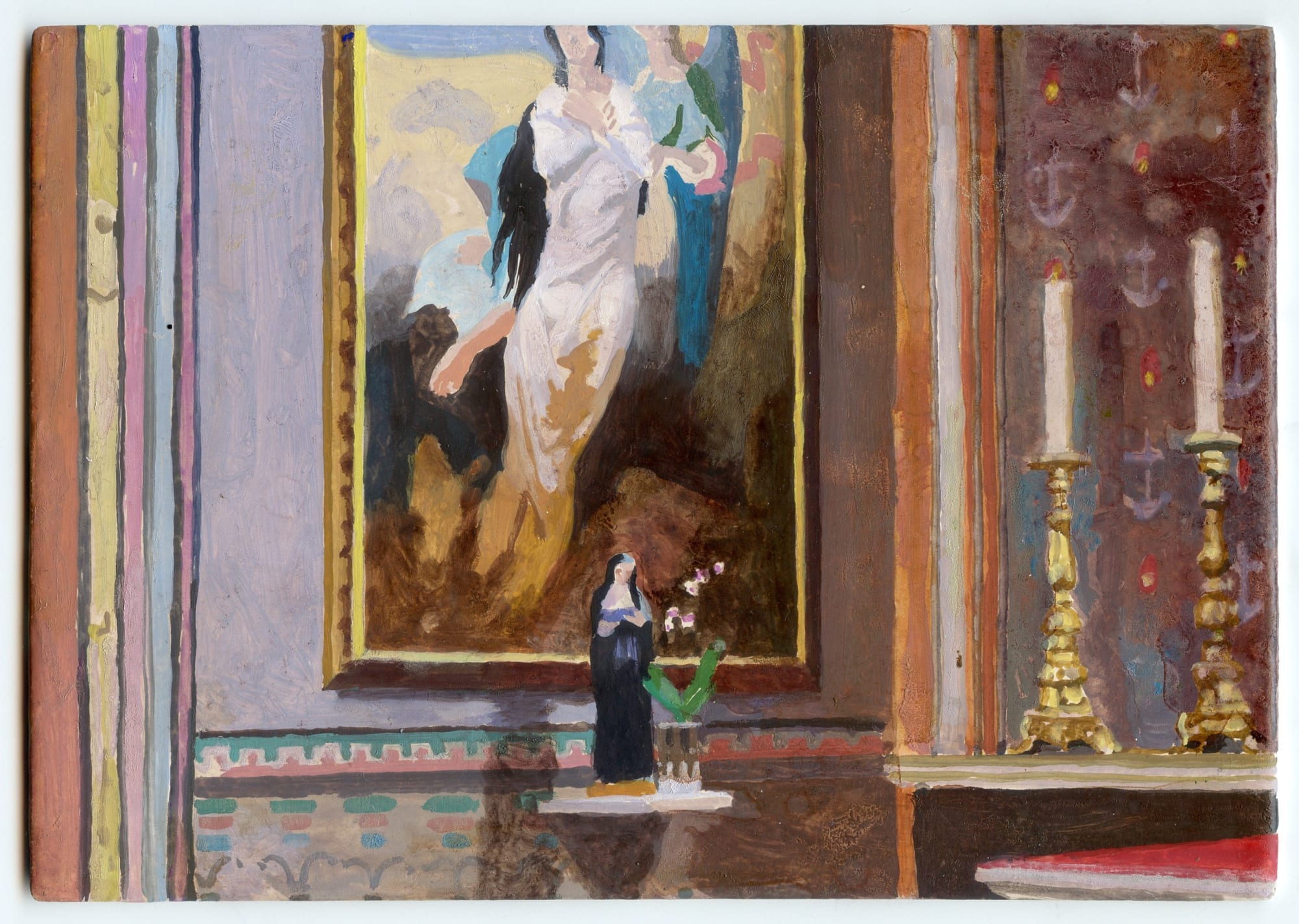 Mark Entwisle, Carcasonne Cathedral III, 2021