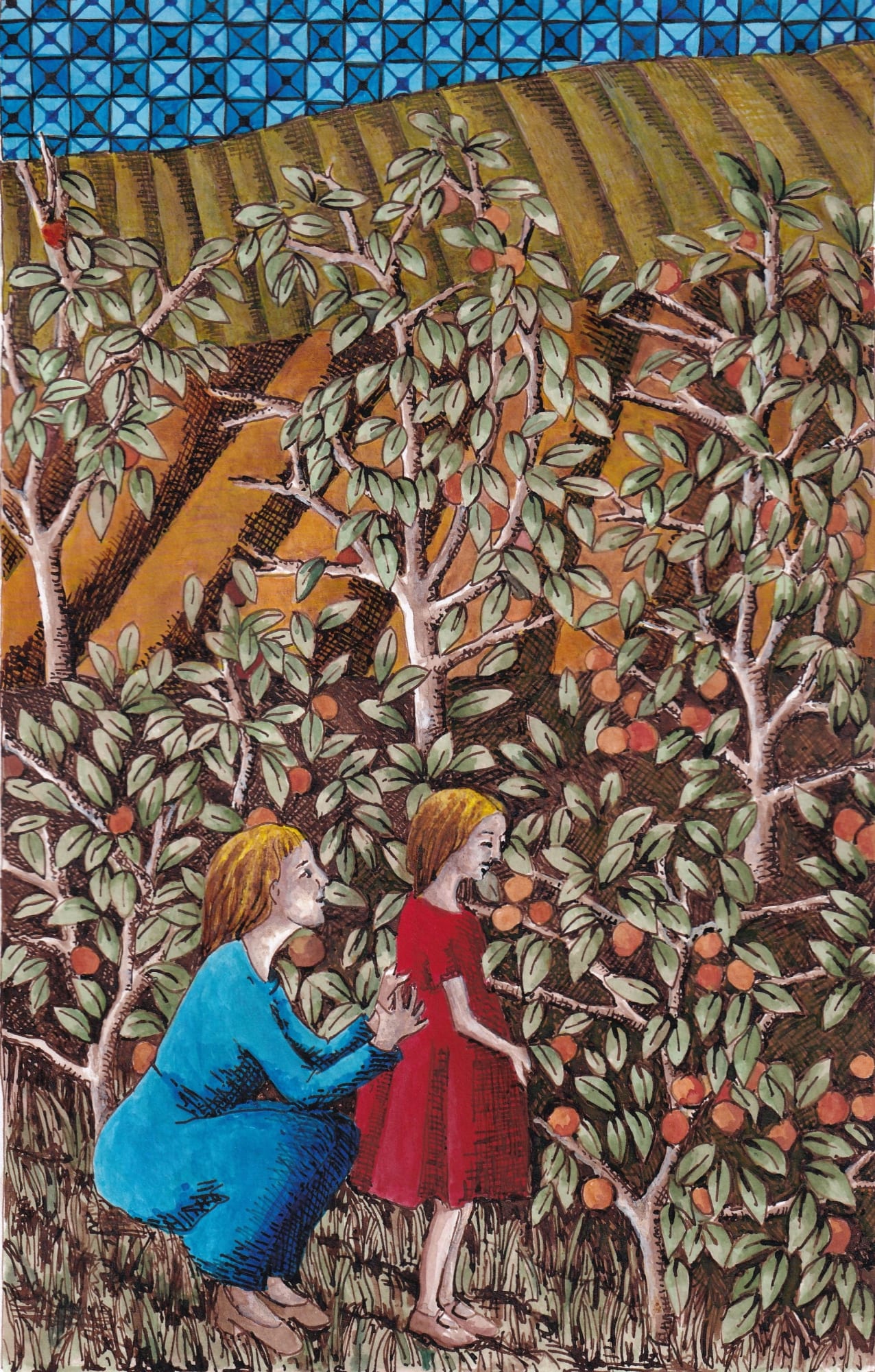 Kate Montgomery, Orchards at Night, 2022