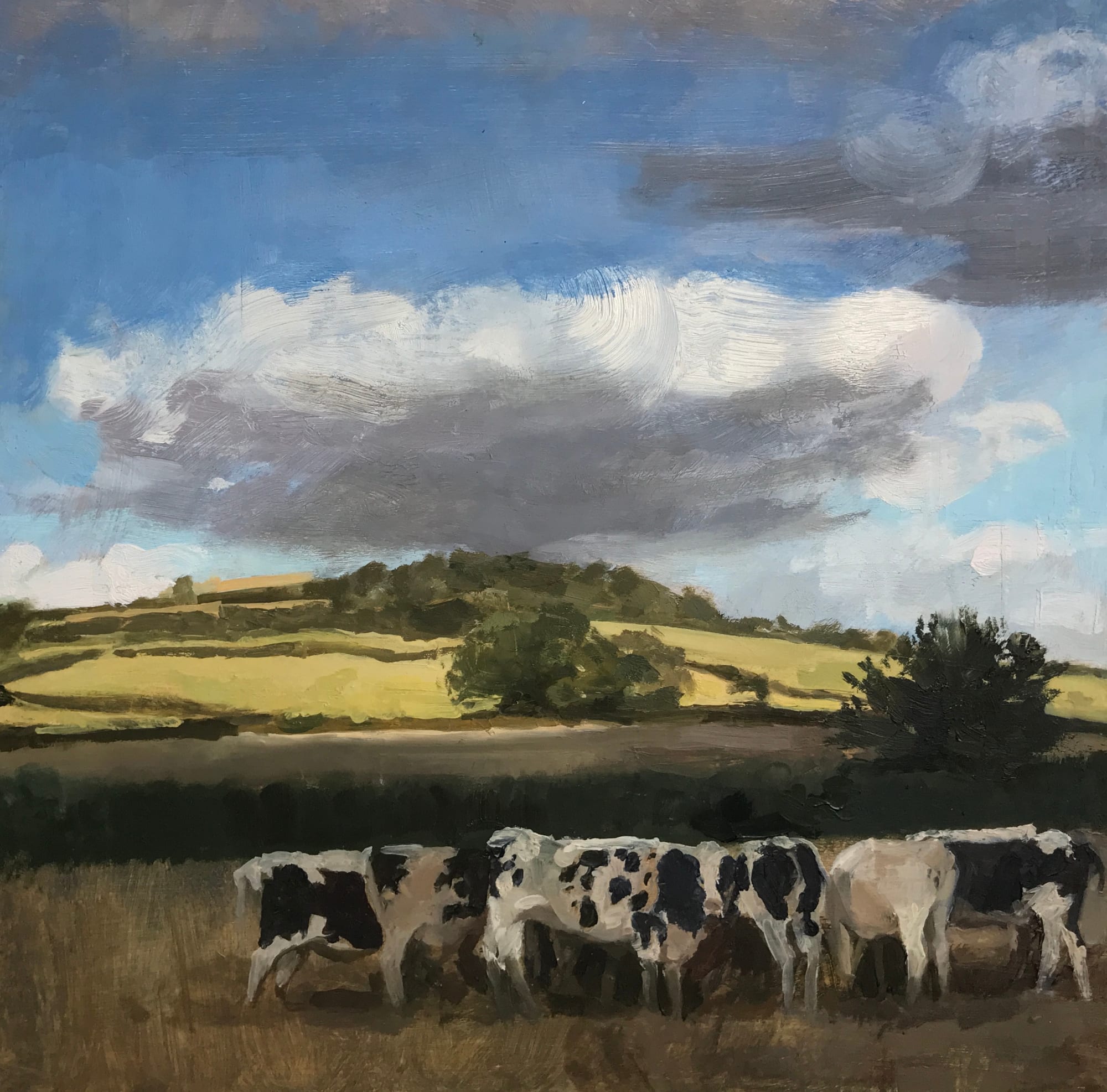 Henrietta Hoyer Millar, Cows Beneath Clouds, 2023