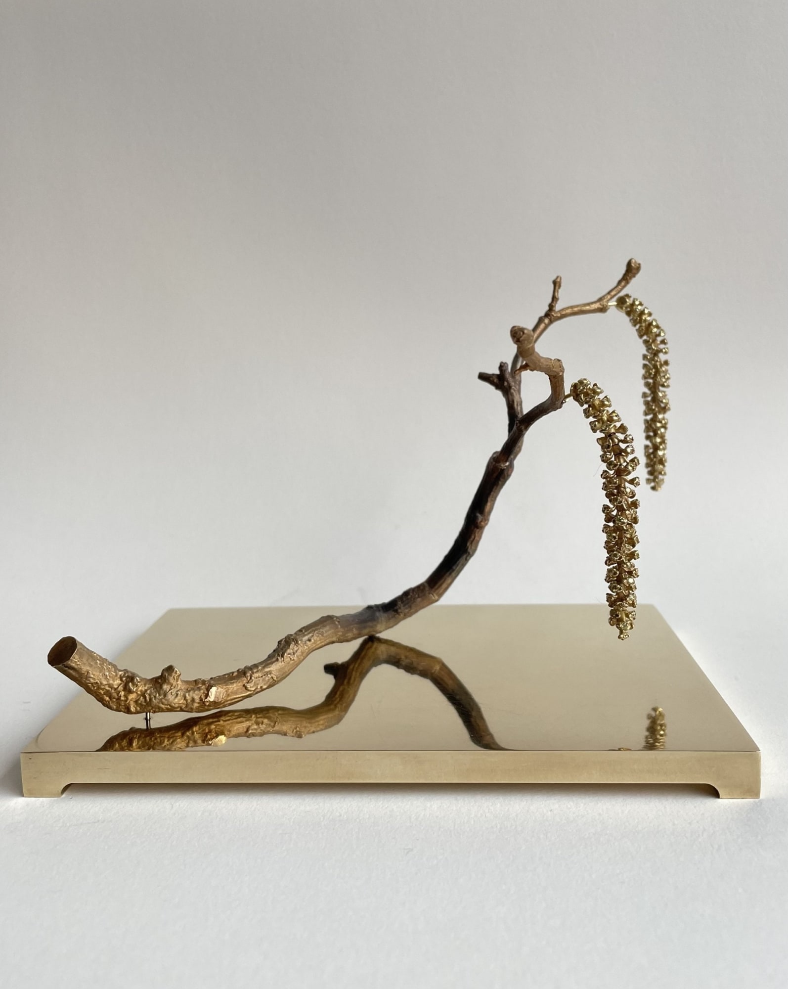 Christopher Thompson Royds, Catkin Diamond Single Drop Earrings, 2024