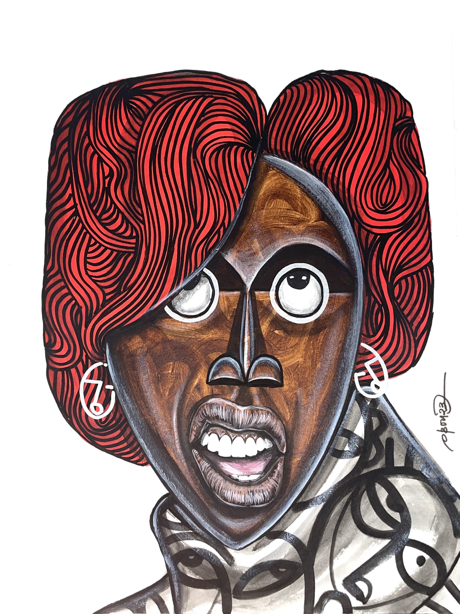 Obou Gbais, Grimasque #18, 2023