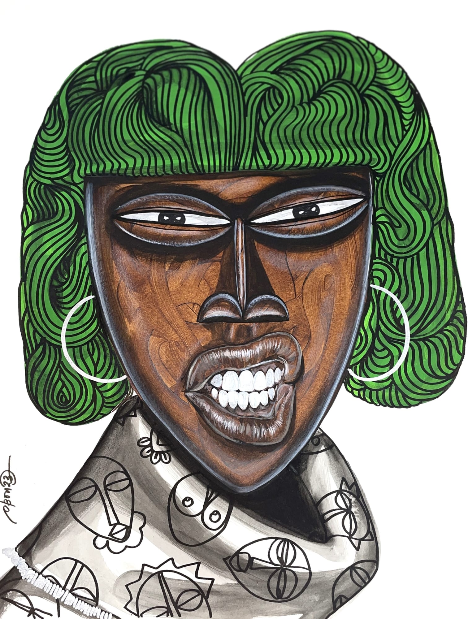 Obou Gbais, Grimasque #47, 2023