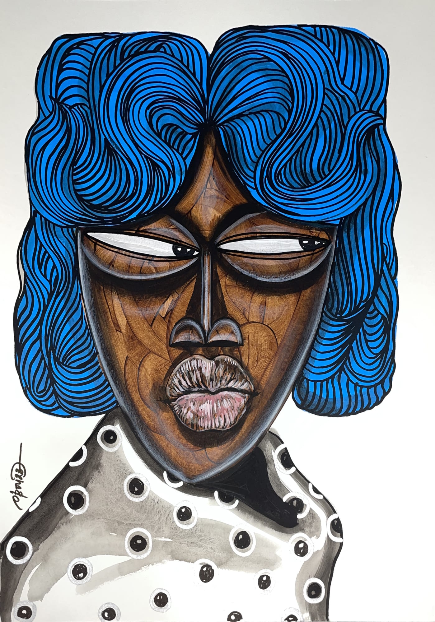 Obou Gbais, Grimasque #57, 2023