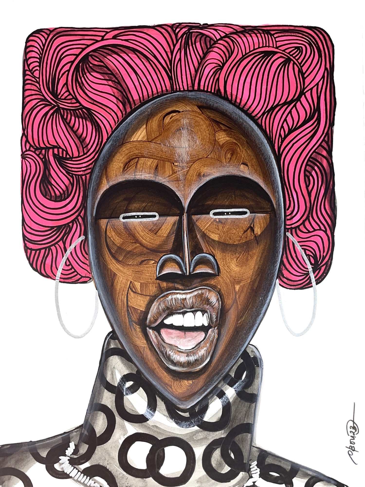 Obou Gbais, Grimasque #10, 2023