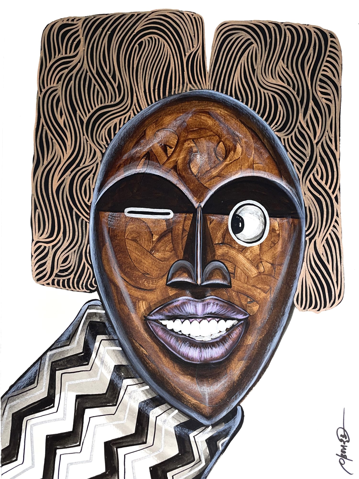 Obou Gbais, Grimasque #1, 2023