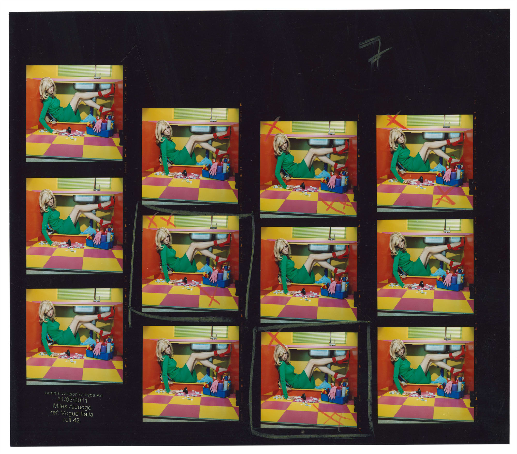 Miles Aldridge, I Only Want You To Love Me - roll 42, 2011