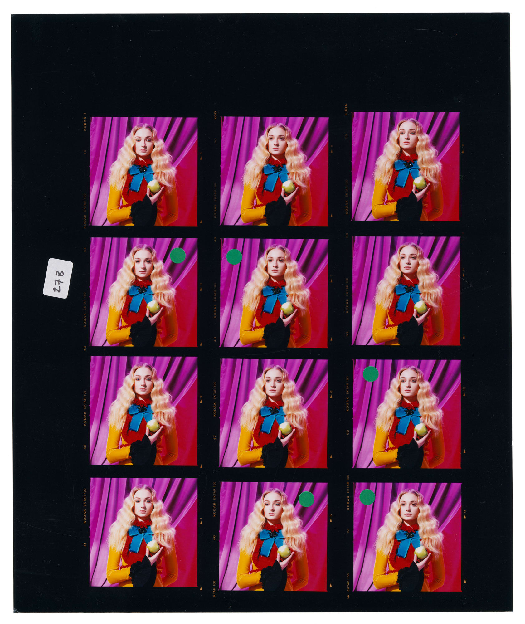 Miles Aldridge, Sophie Turner - roll 27B, 2017