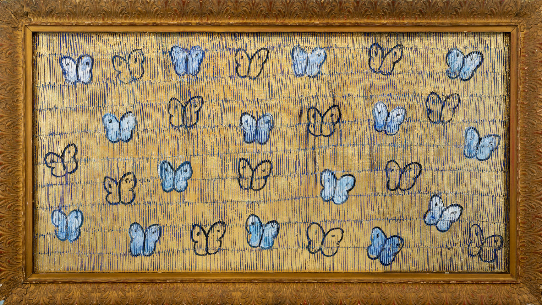 Hunt Slonem, Blue Ascension 24 (JEM0800), 2024