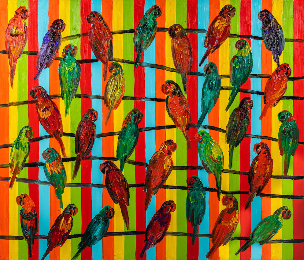 Hunt Slonem, Countless Prediction (SH1522), 2023