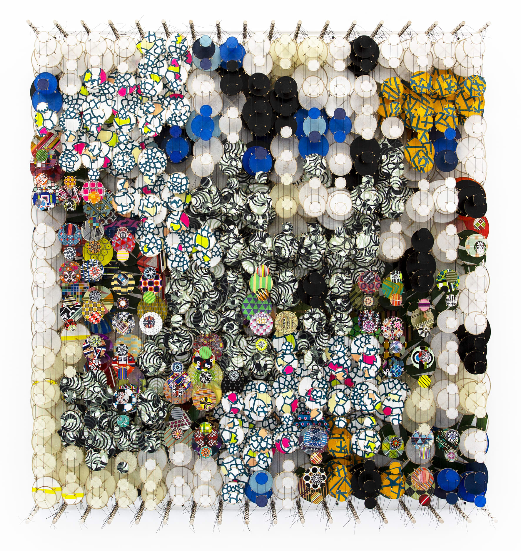 Jacob Hashimoto, Yet to be titled, 2019