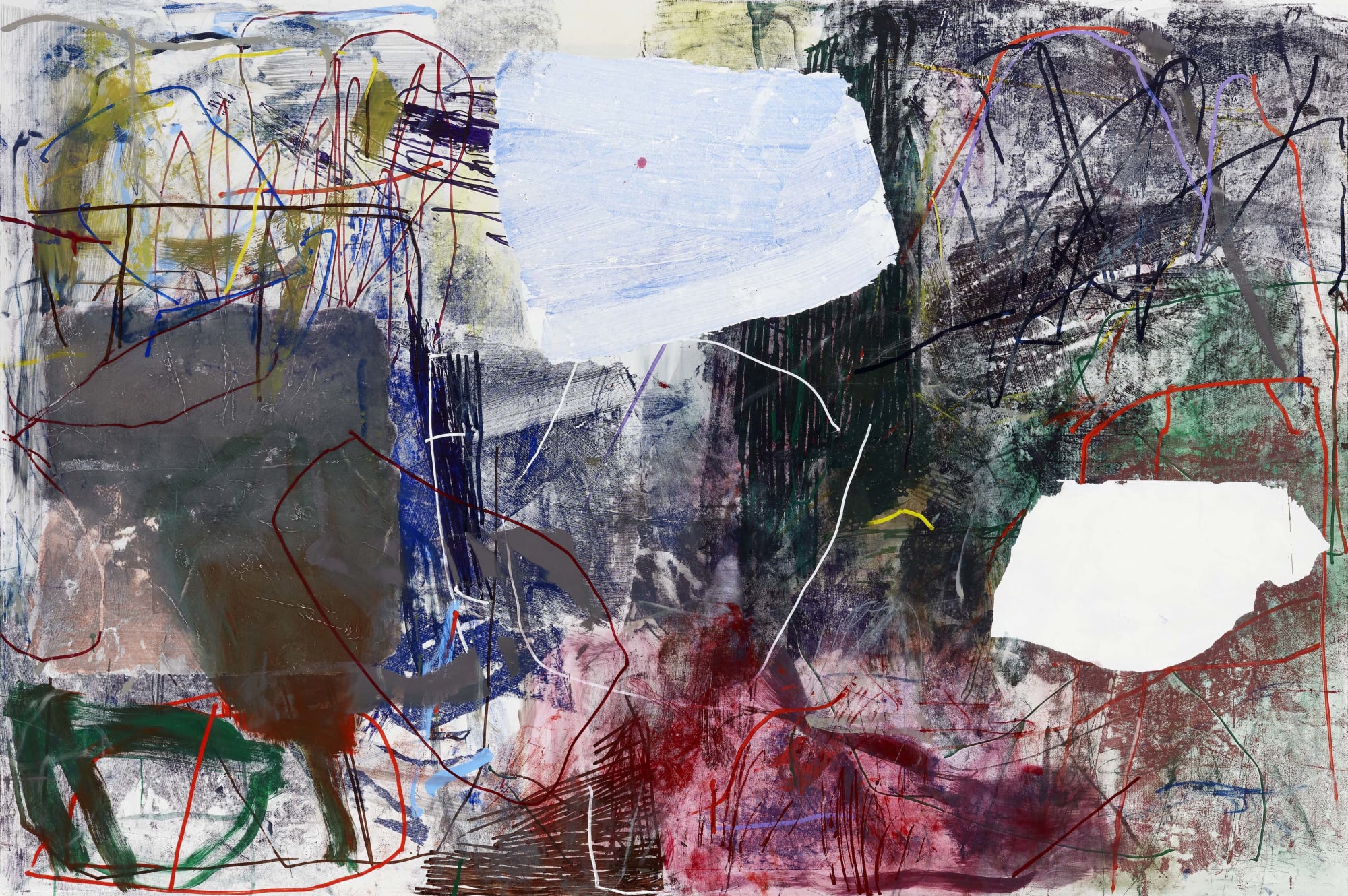 Ina Gerken, Untitled (Blank Spots 7), 2018