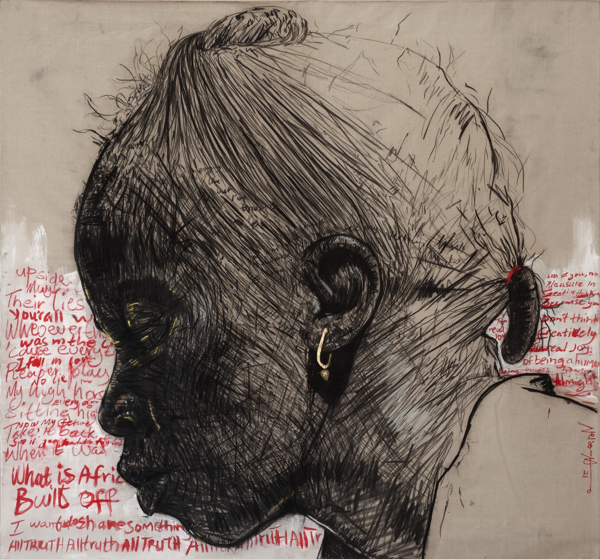 Nelson Makamo, DON'T THINK, 2021