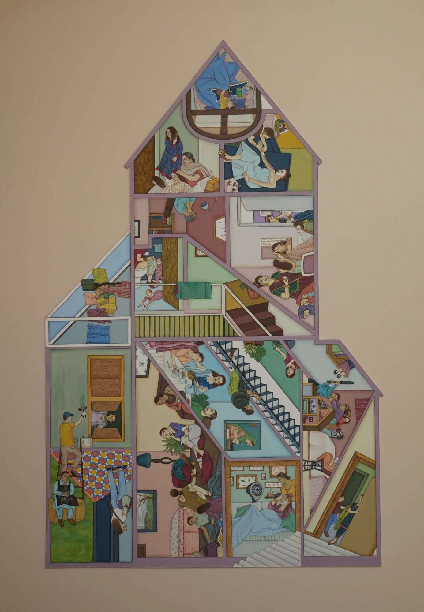Syeda Aatika Fatima, The Distressed Dolls’ House, 2022