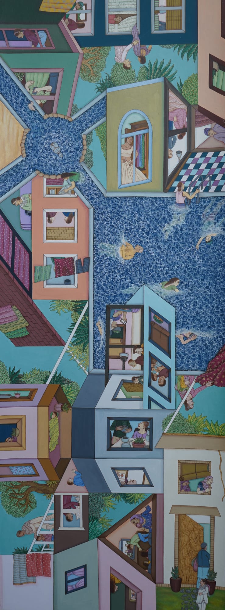 Syeda Aatika Fatima, World Apart I, 2021