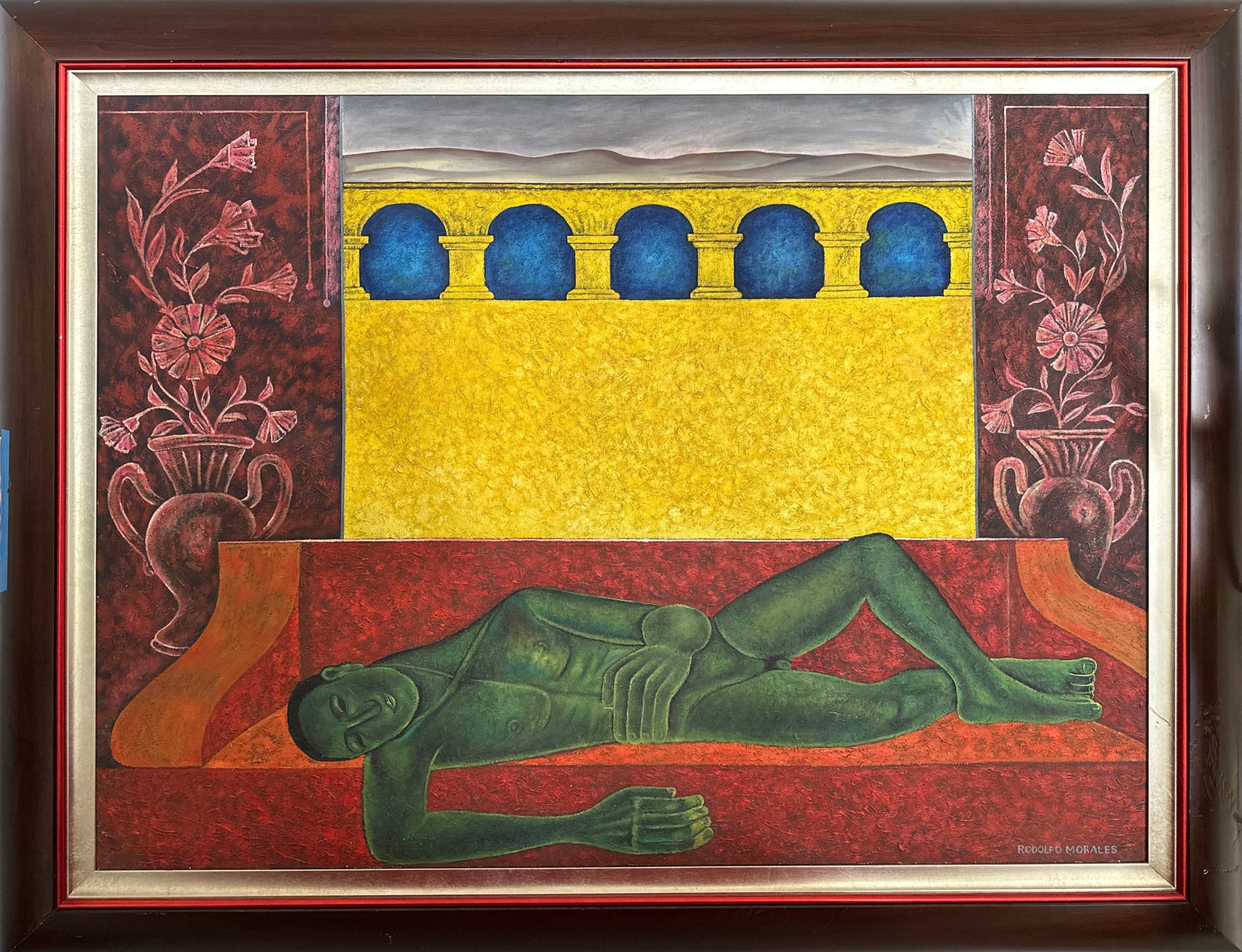 Rodolfo Morales, "La plaza de los sueños", 1991