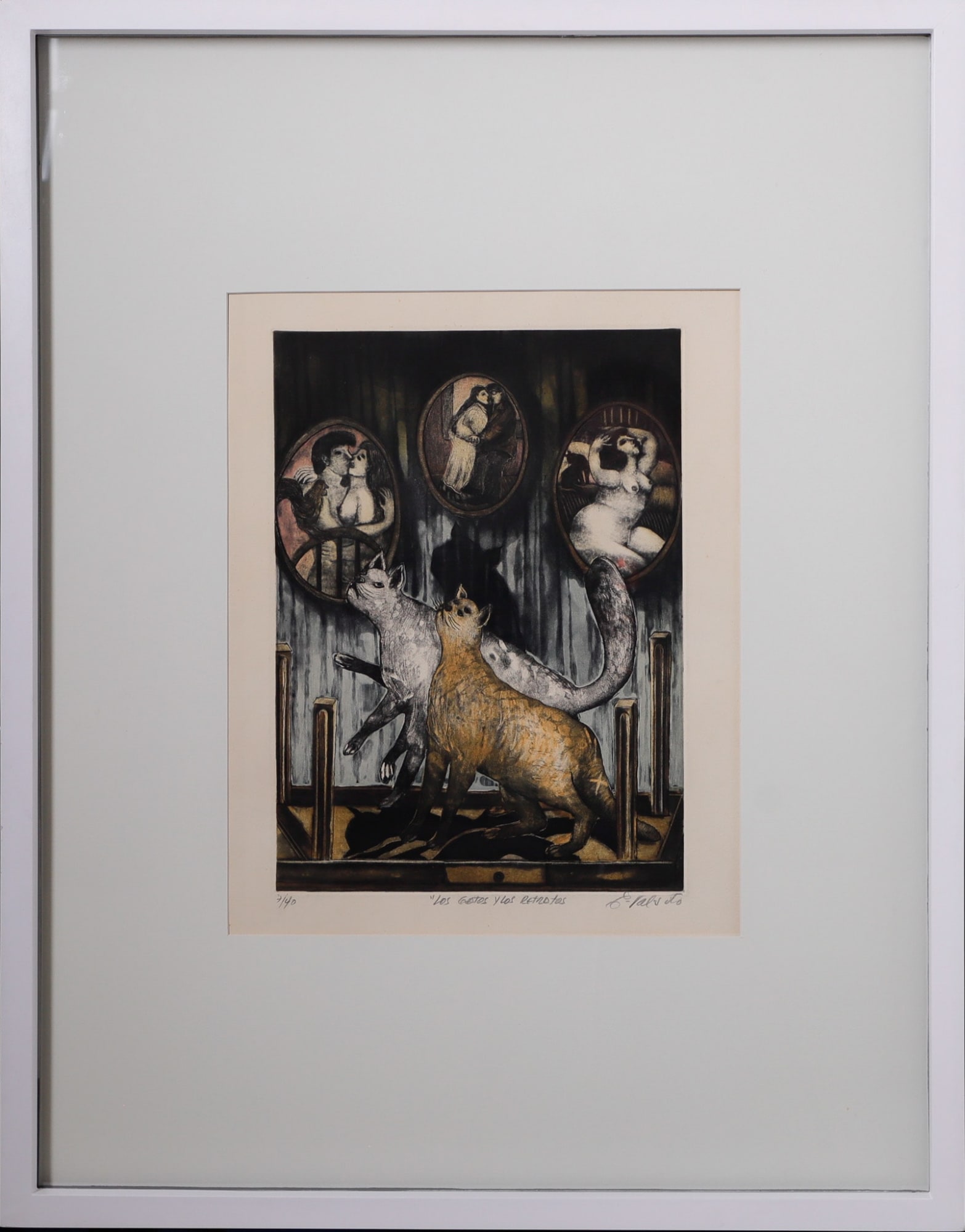 Luis Valsoto, Los gatos y los retratos, ca. 1998
